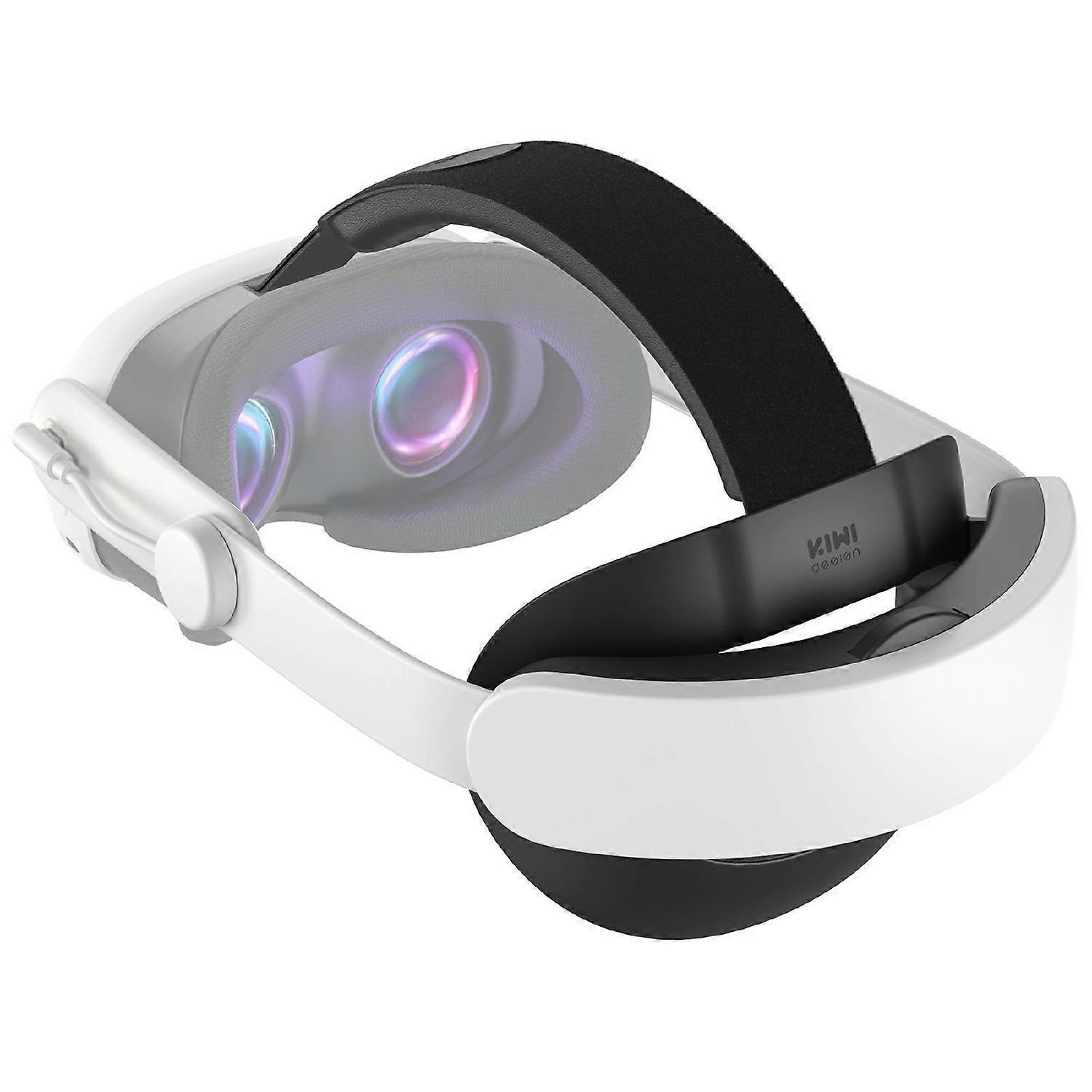 KIWI DESIGN K4 Boost BQS02B For Meta Quest 3 3S Head Strap Extended Battery Comfort Headband