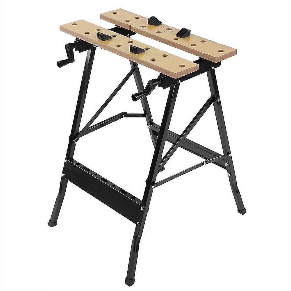 Folding Work Table, Workbench, Mobile Work Table, Foldable Load Capacity of 220 kg, Multifunctional Table for Sawing, Grinding, Painting, Gluing