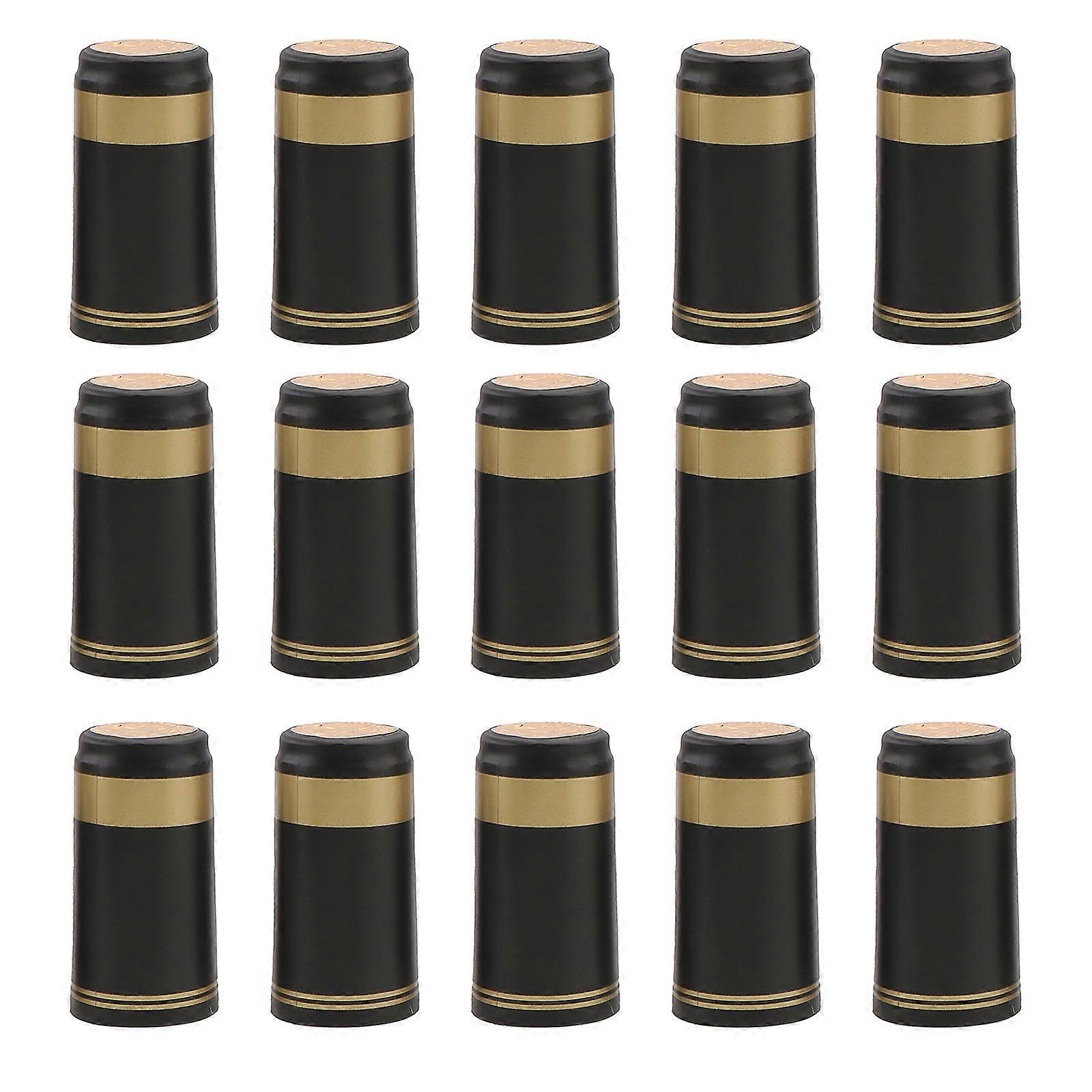 Wraps with Shrink Capsules, Ideal for Straight Mouth Containers