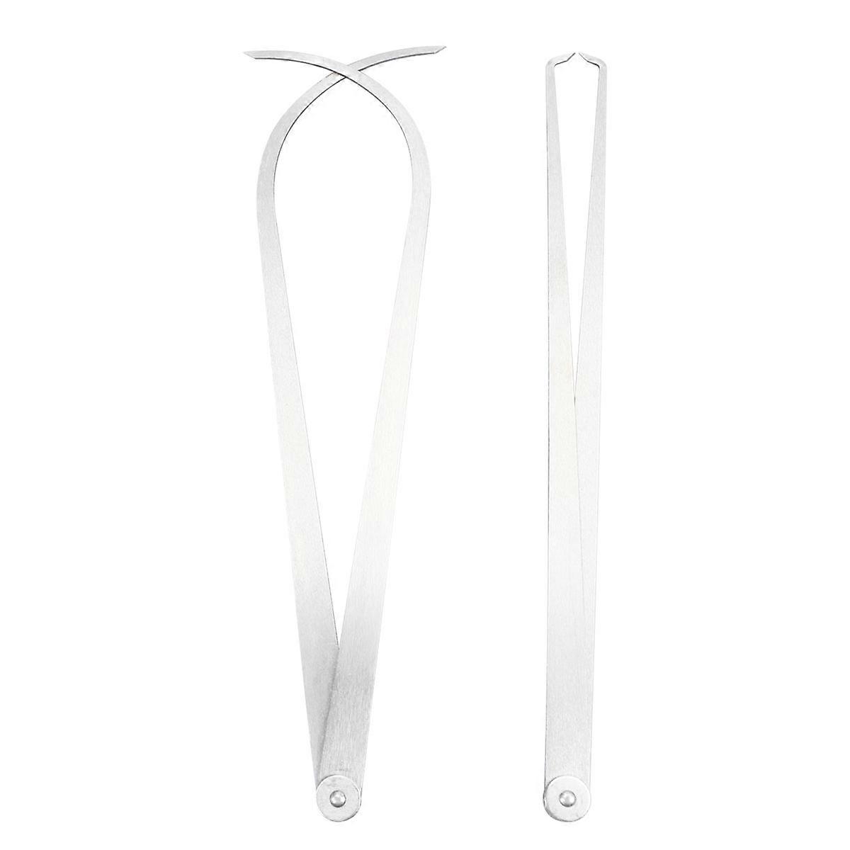Portable Metric Measuring Tool Caliper for Man Woman Groove Width Measurement Rust Proof Treatment 2Pcs