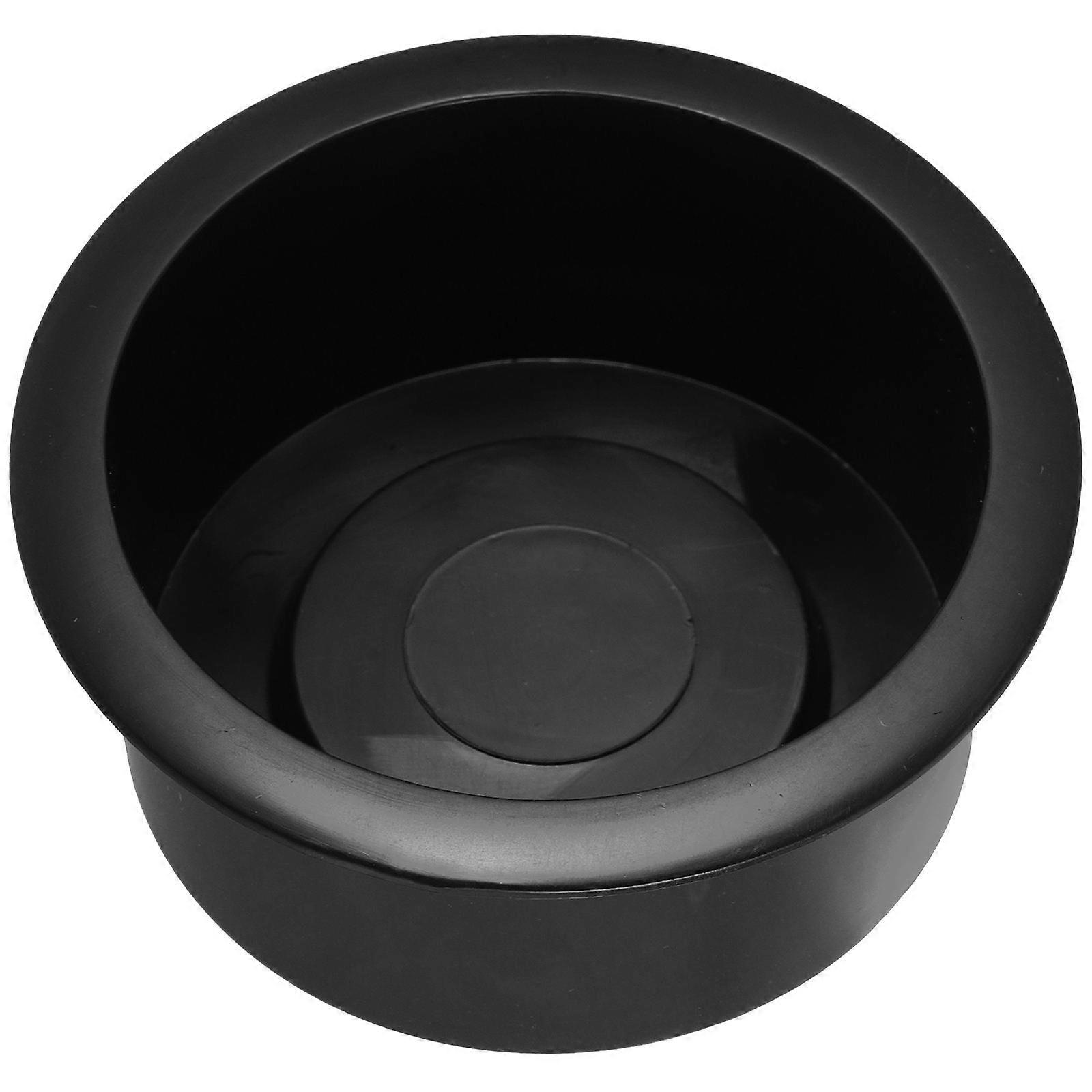 Universal Cup Holder Foosball Table Ashtray Insert Cup Holder Beverage Storage Black 8.80X8.80X3.20CM 1Pcs