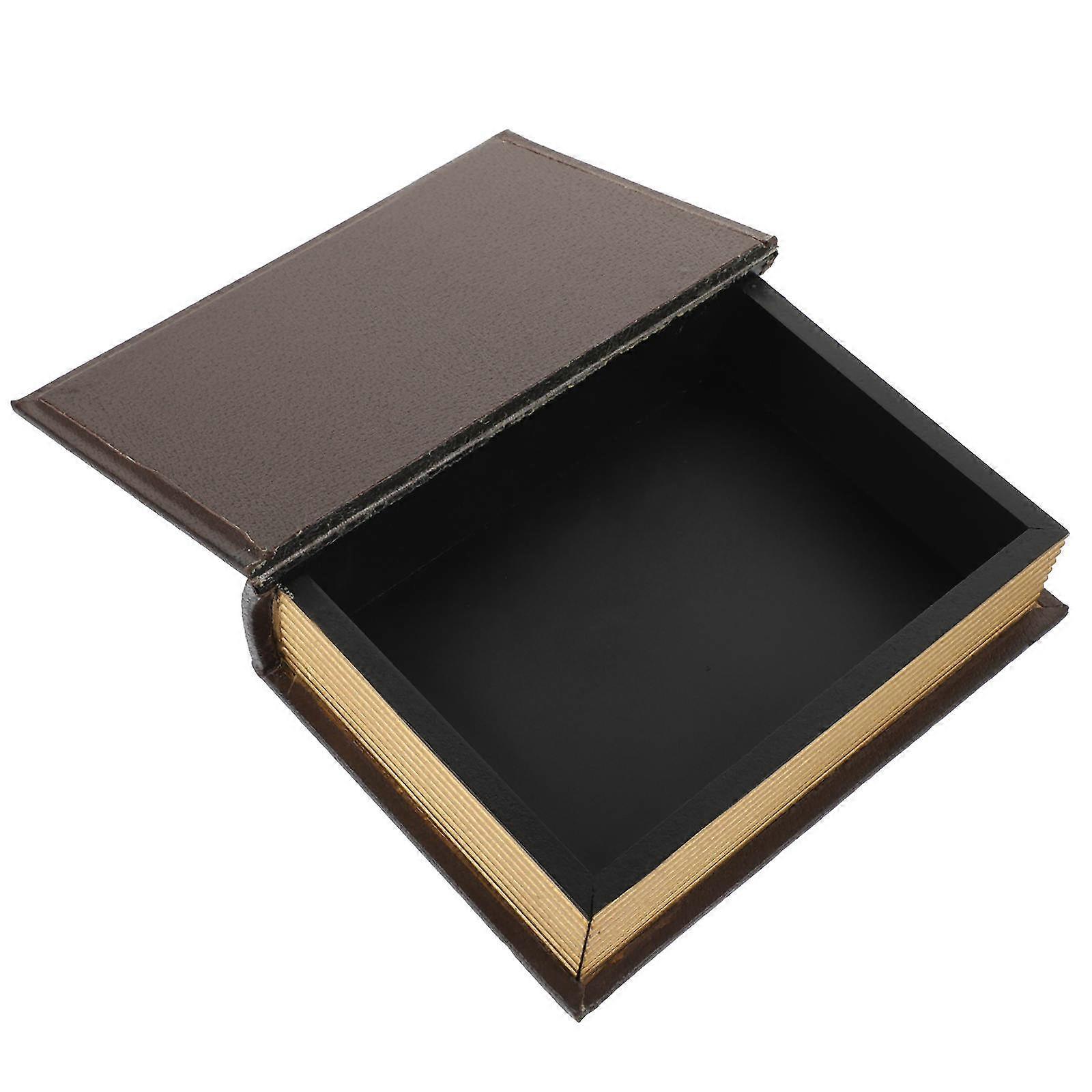 Decorative Fake Books Vintage European Style Home Decoration Rectangular Coffee 21.50X15.00X5.00CM Decoration 1Pcs