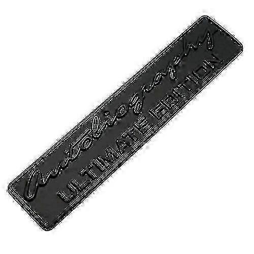 Svart / krom Range Rover Autobiography Ultimate Edition Rear Boot Badge Emblem