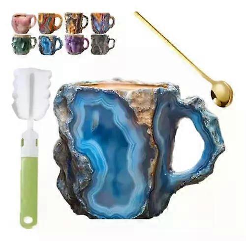 New Creative Mineral Crystal Coffee Cup Blue