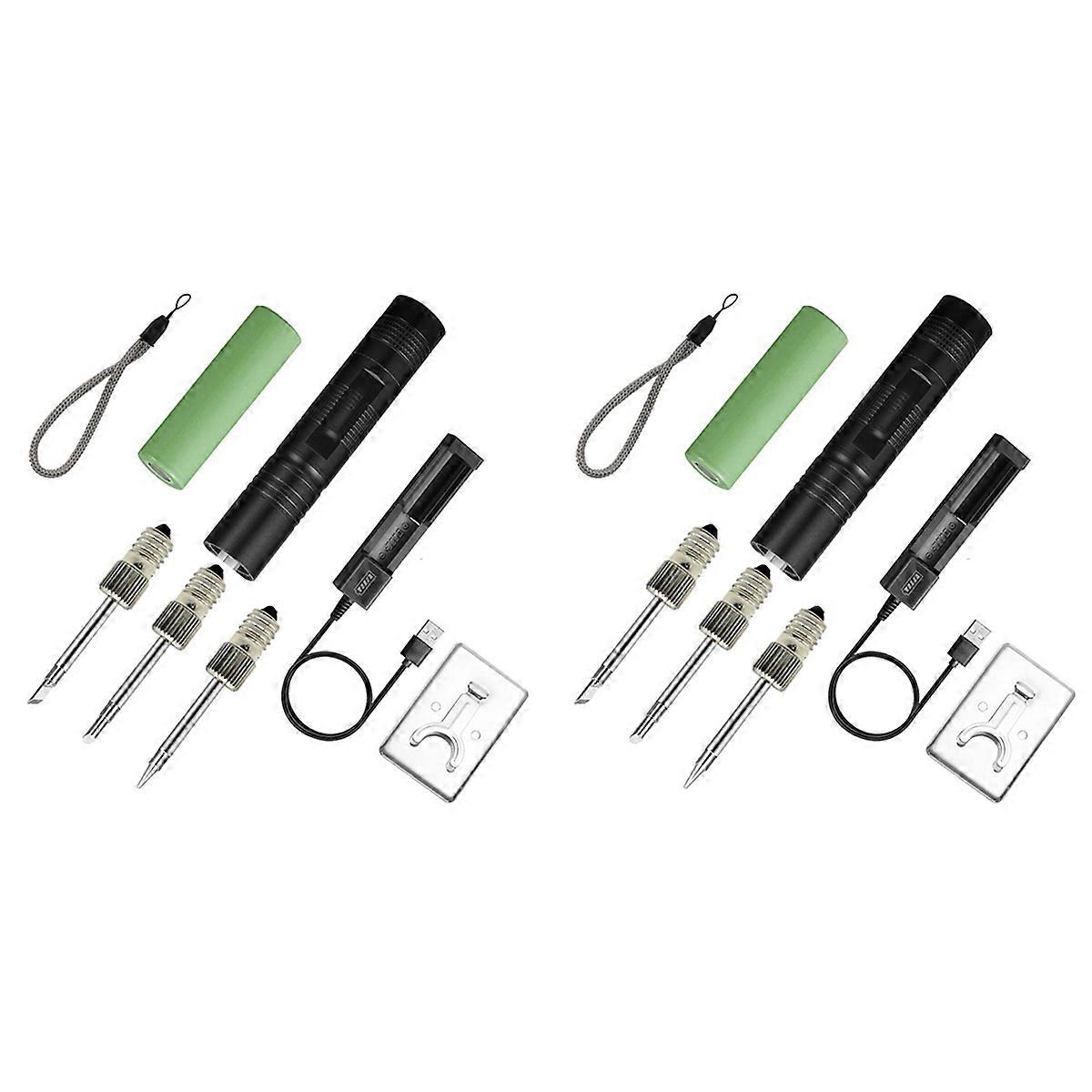  E10 Interface Battery Soldering Iron 18650 Battery Powered