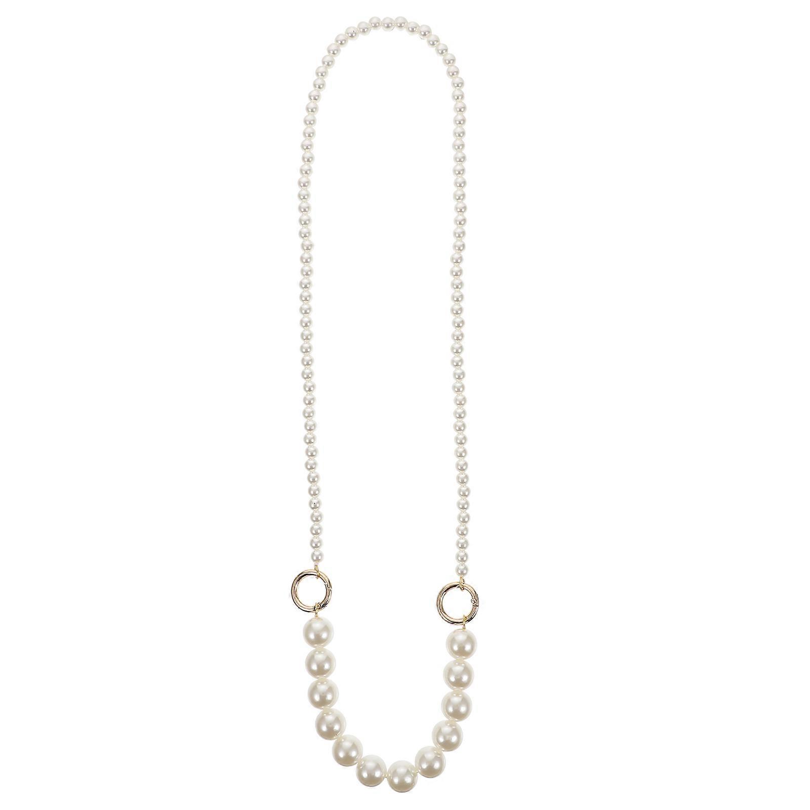 Phone String Charm Phone Case Chains Decorative Phone Straps Phone Hanging Pendants White 1Set