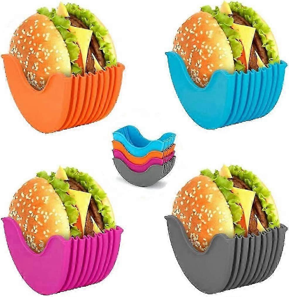 Burger Holder Επαναχρησιμοποιήσιμο Burger Fixed Box Επεκτάσιμο Burger Holder Mes