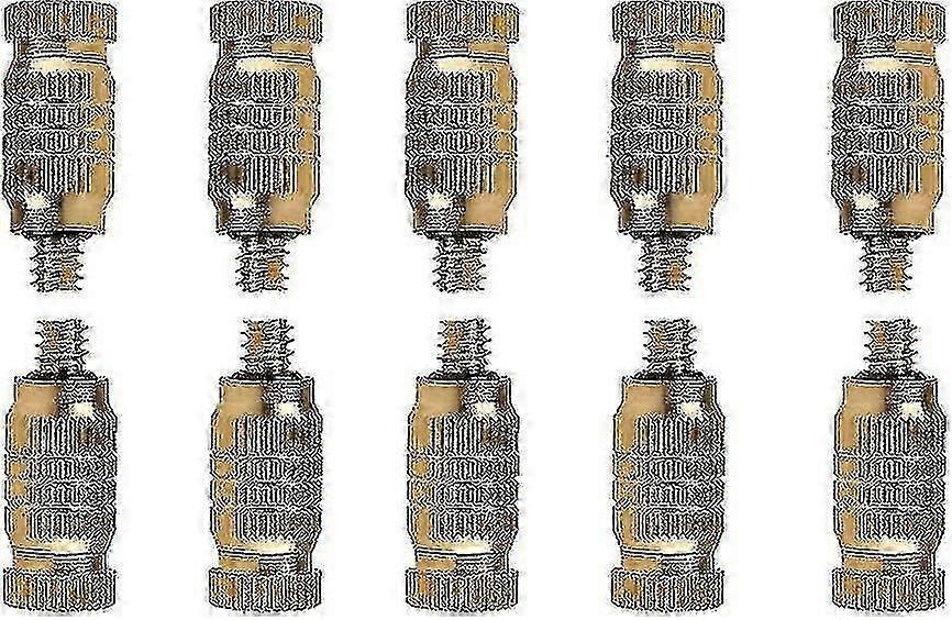 0.1mm Threaded Brass Atomizing Nozzle Atomizing High Pressure Atomizing Sprayer Water Hose Nozzle (pack Of 10) High Quality