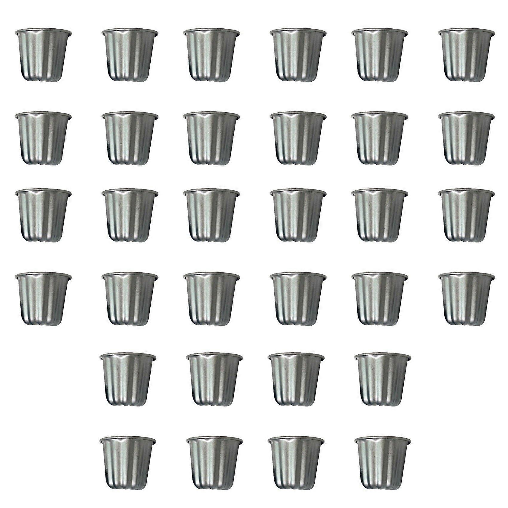 Canele Form 32 Stück, Antihaft Canneles Muffin Tasse, Schwarz Silikonbackform für Canelé Gebäck