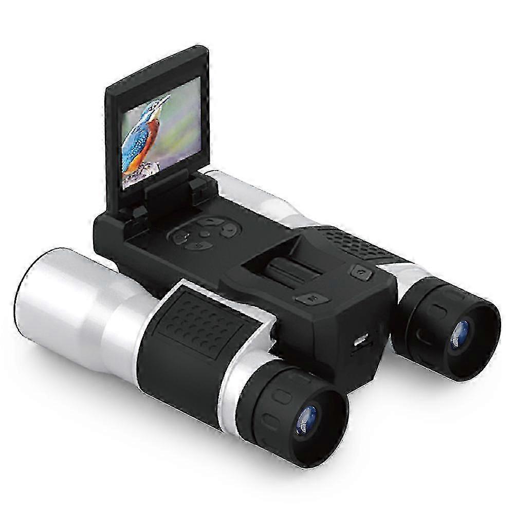 Binóculos Digitais 12x32 Câmera Telescópio Display LCD Rotativo de 2 Polegadas 2025