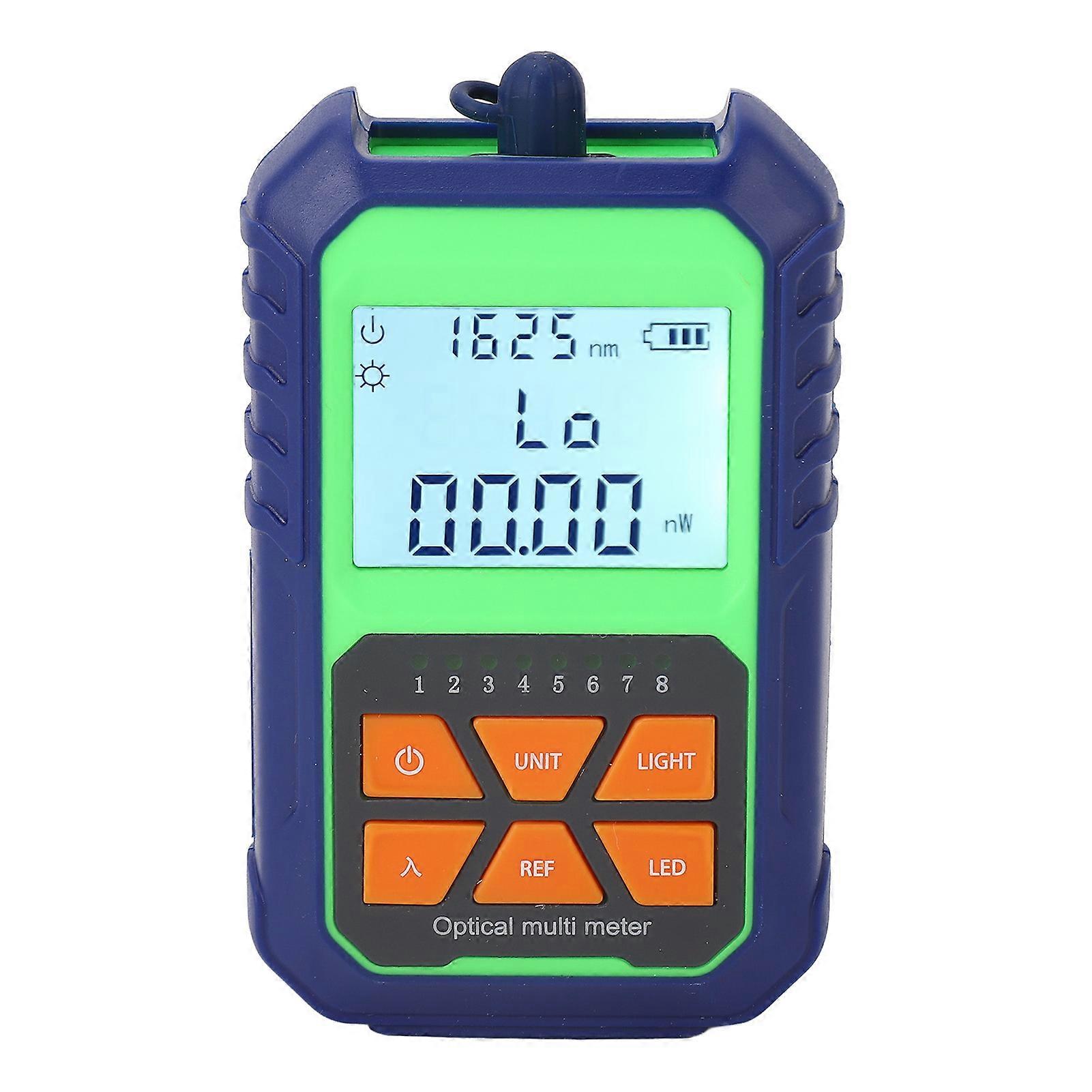 Compteur de puissance à fibre optique -70~+6 dBm Arrêt automatique 800~1700 nm Mémoire de mise hors tension Testeur de puissance optique