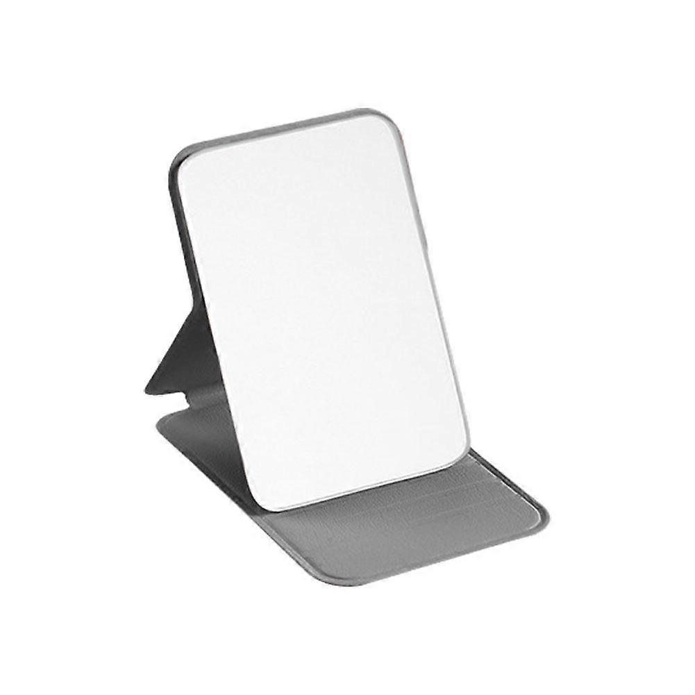 Portable Foldable Desktop Stand Mirror with Travel Case for On The Go Makeup Touch Up Lightweight and Elegant Design