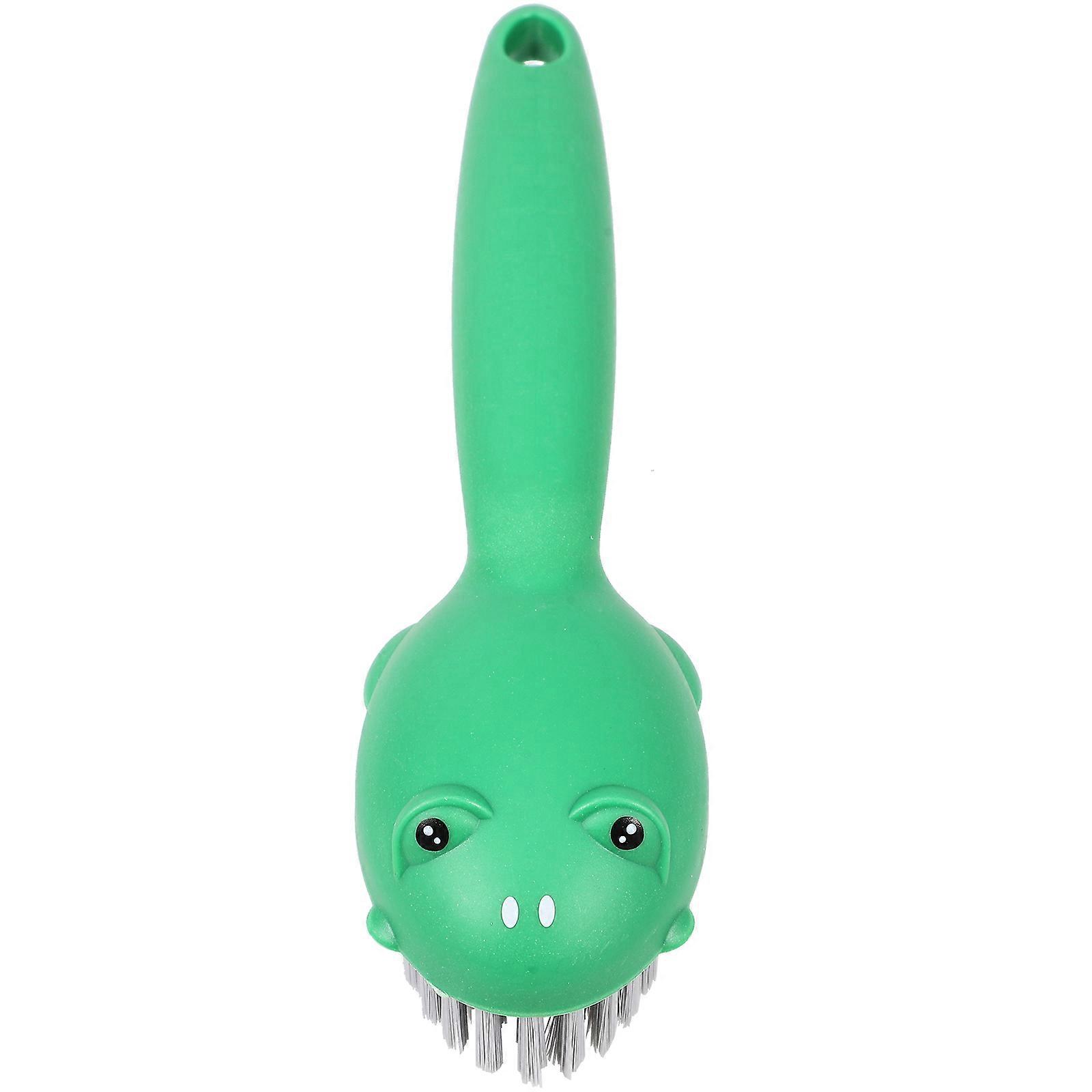 Multifunctional Brush For Clothes Cleaning Frog Shape Soft Bristles 7 9x2 4x1 8in 1Pcs