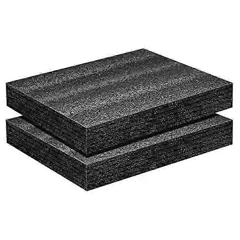 2Piece Polyethylene Foam 16X12x2inch Polyethylene Foam Sheet Thick Foam Padding Foam Inserts Fit For Crafts Polyethylene Foam Pad