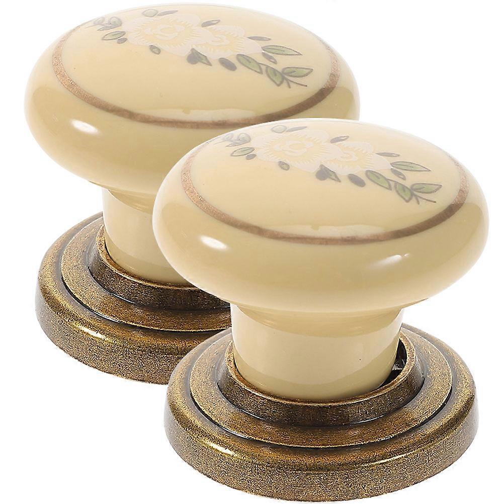 Cabinet Pulls For Home Dresser Handles Round Shape 2Pcs