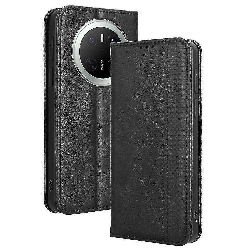 Leather Case Wallet Stand Retro Texture Phone Cover for Compatible Devices