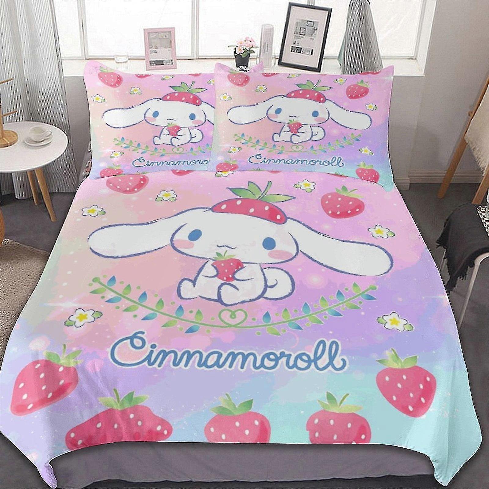 Microfiber Bedding Set with 3D Print, 3 Piece Comforter Set for Kids, Suitable for Certain Brands