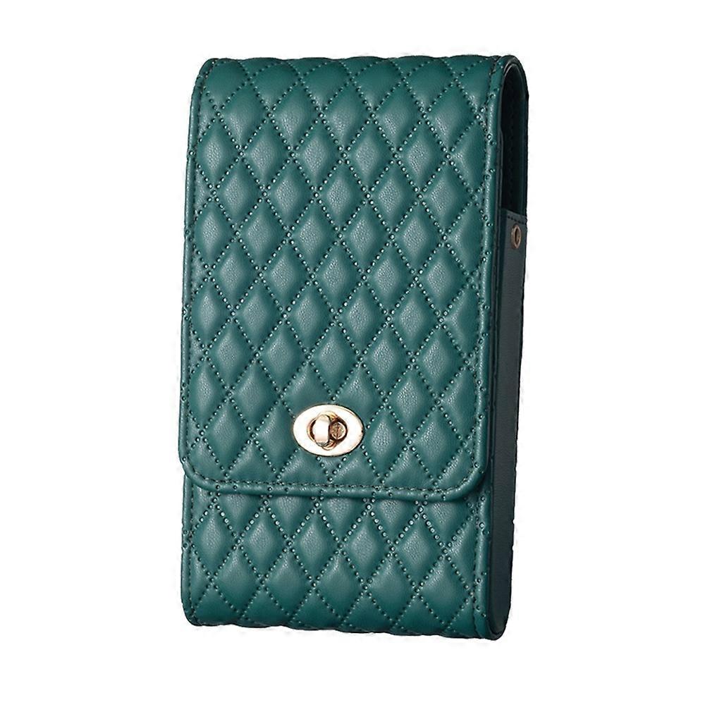 BFB01 Vertical Style PU Leather Shoulder Bag Wallet Coin Purse Pattern Imprinted Card Phone Pouch wi