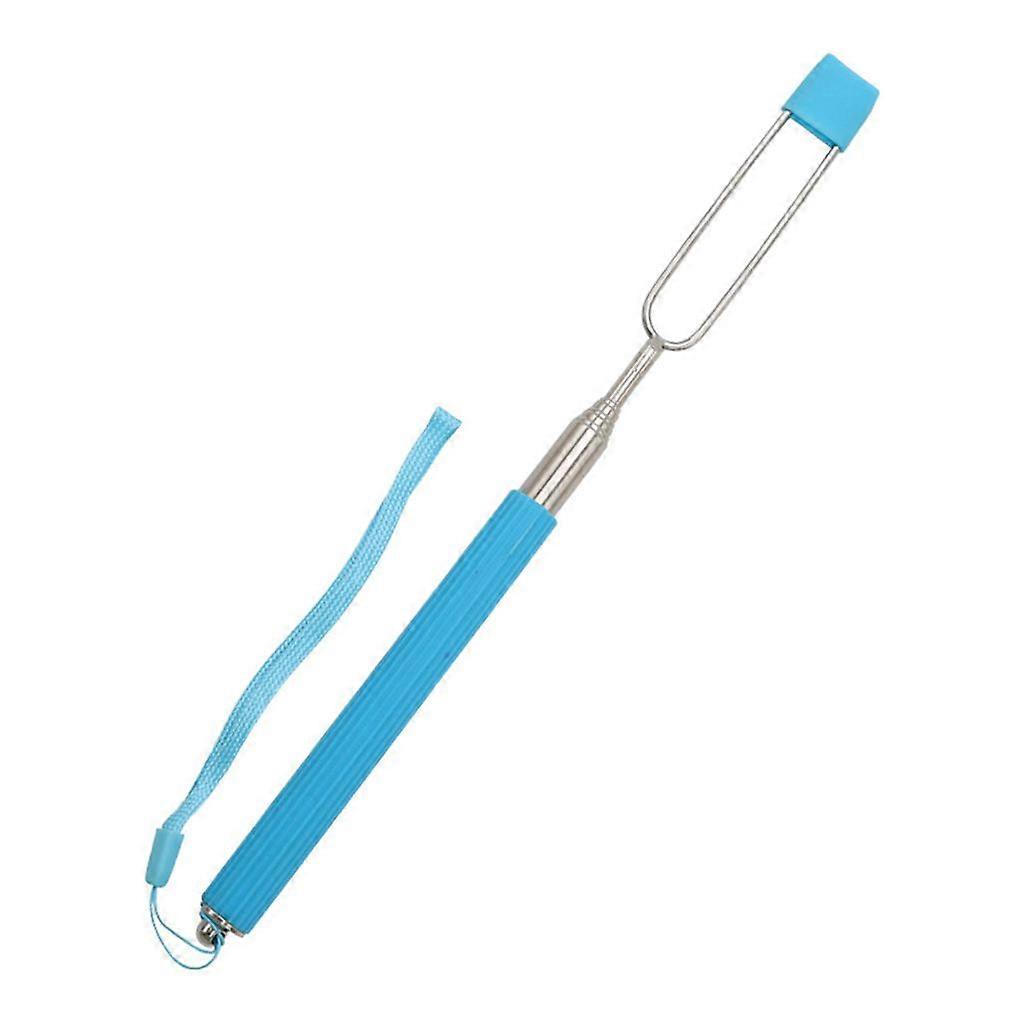 BBQ Fork Telescopic Anti-scalding Silicone Handle Reusable Multi-function BBQ Tool