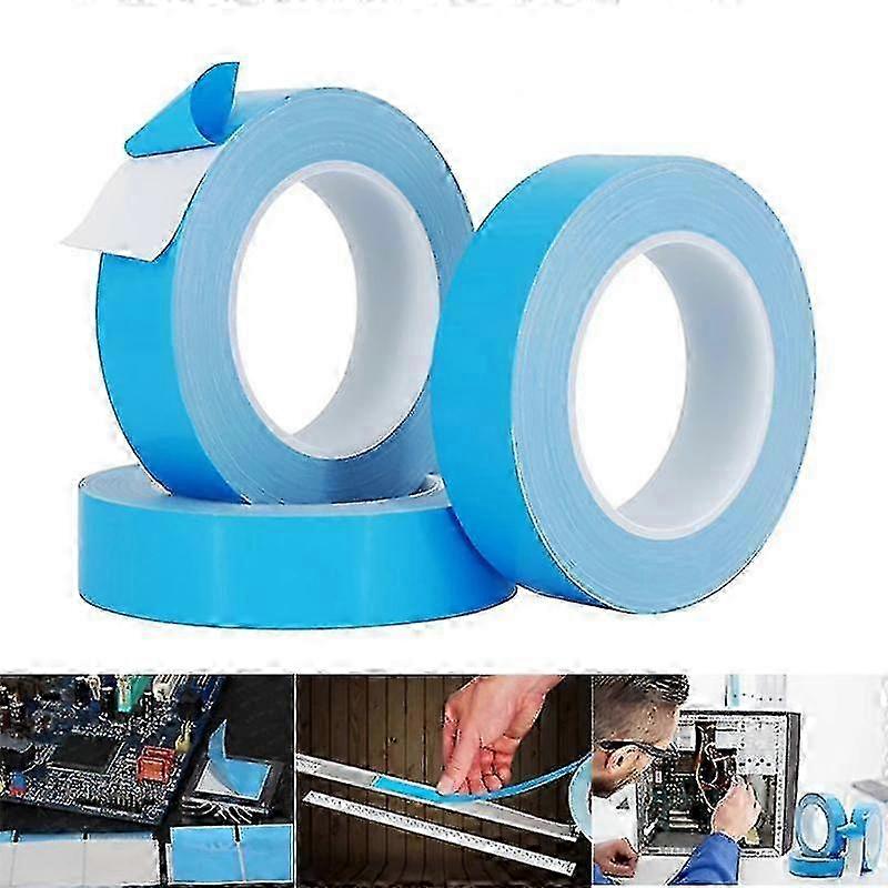 25m/roll Thermal Conductive Adhesive Tapes in widths of 5mm, 10mm, 12mm, and 20mm for use in various applications including double-sided tra