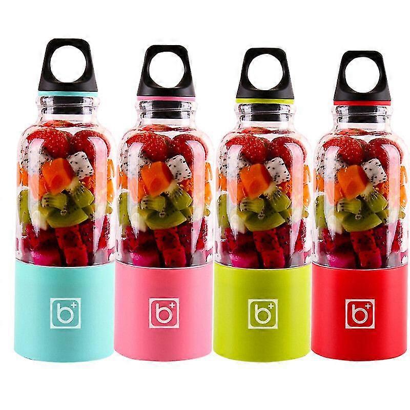 Portable Four-leaf Juicer Cup for Home Use, Ideal for Fruits and Vegetables Charging via USB