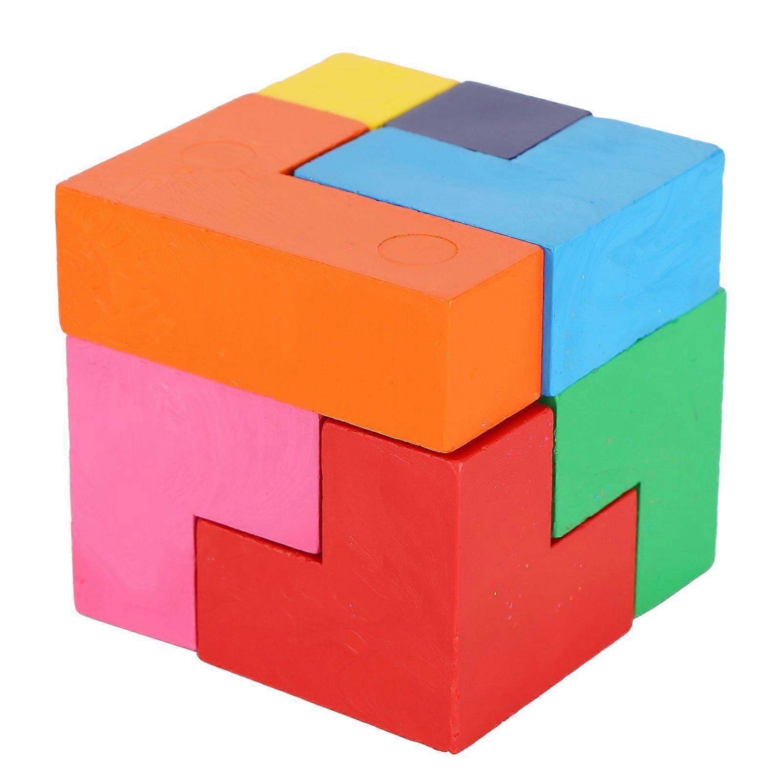 2025 Latest Model  Magic Cube Crayon Children's Drawing Colored Wax Block for