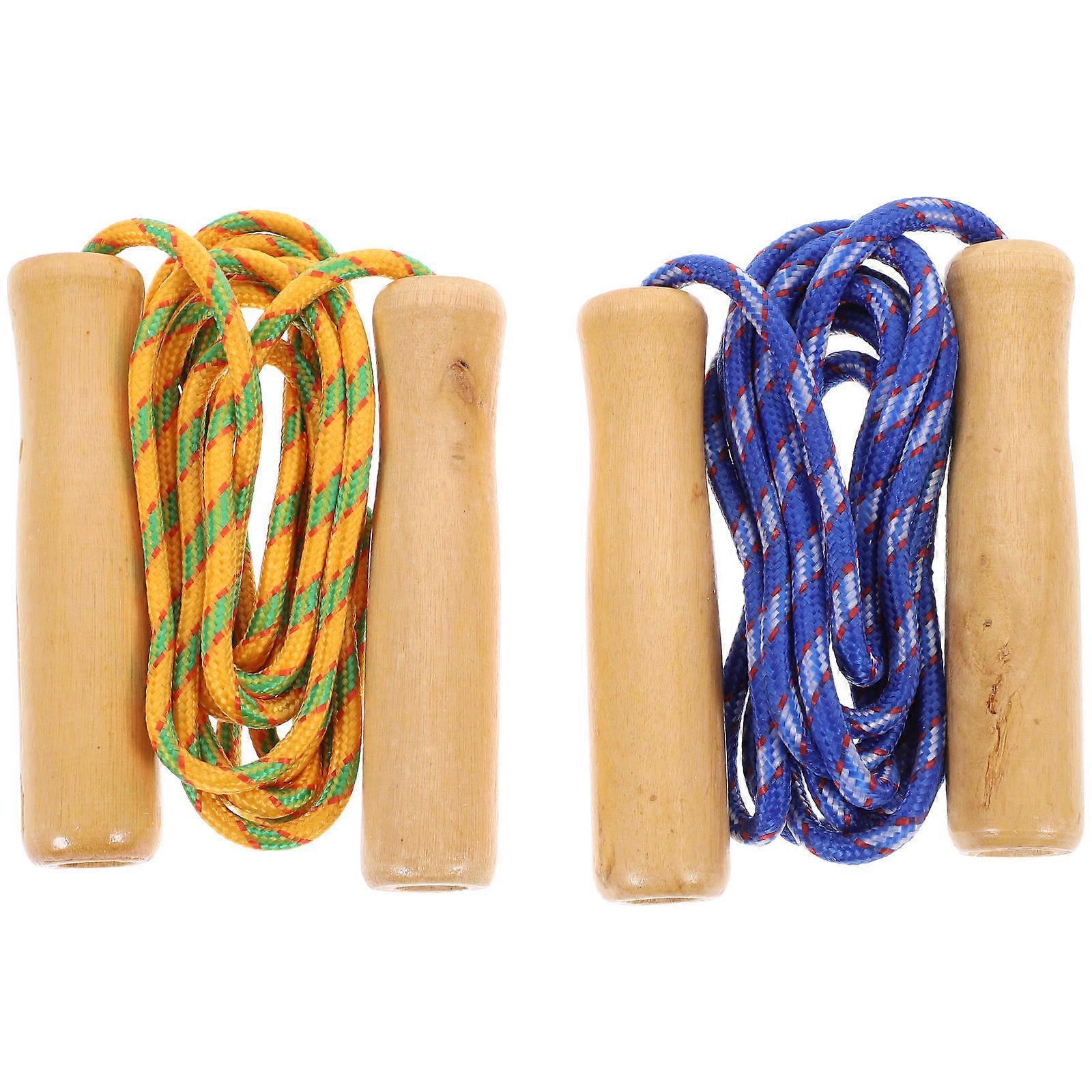 Kids Jump Ropes Nervous System Training Sports Training Rubber 2Pack