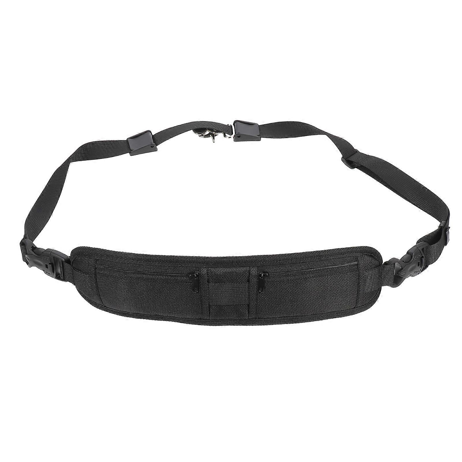 Here's a refined and professional product description based on your input:
**Adjustable Nylon Camera Neck Strap with Pockets – Breathable, Wear