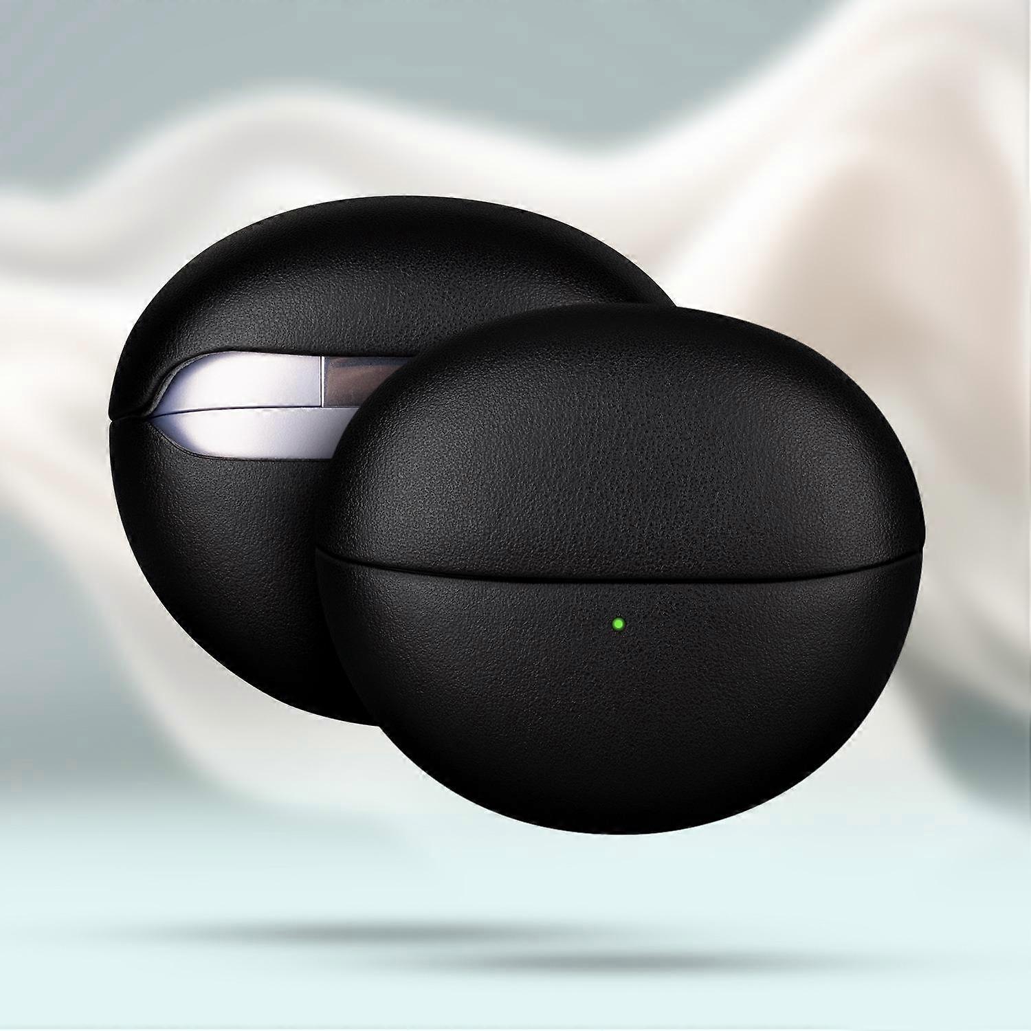 Kornigt Läder Bluetooth Headset Skyddsfodral För Huawei FreeClip