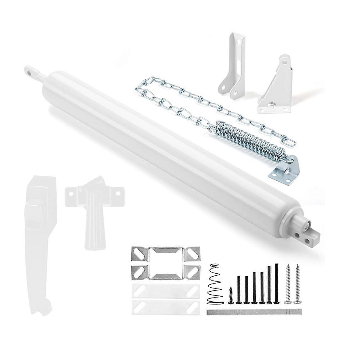 Screen and Storm Door Closer Kit, Closer for Heavy Storm Doors Screen and Storm Door Push Button Lat