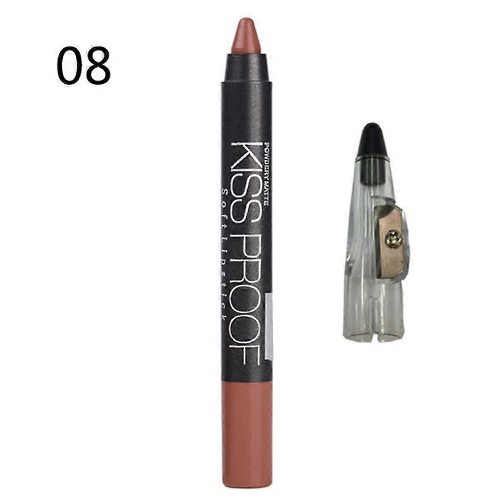 MENOW Rouges à lèvres imperméables à l’eau Brillant à lèvres longue durée Maquillage Cosmétiques 8#