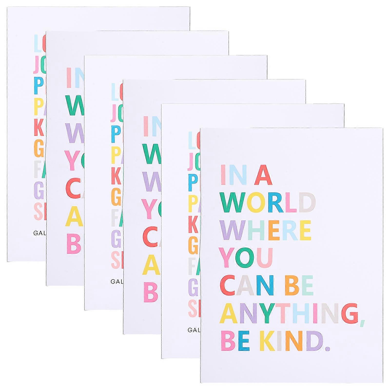 Nursery Room Decor Wall Adornment Random Style Multi Colored 20x25cm 6Pcs