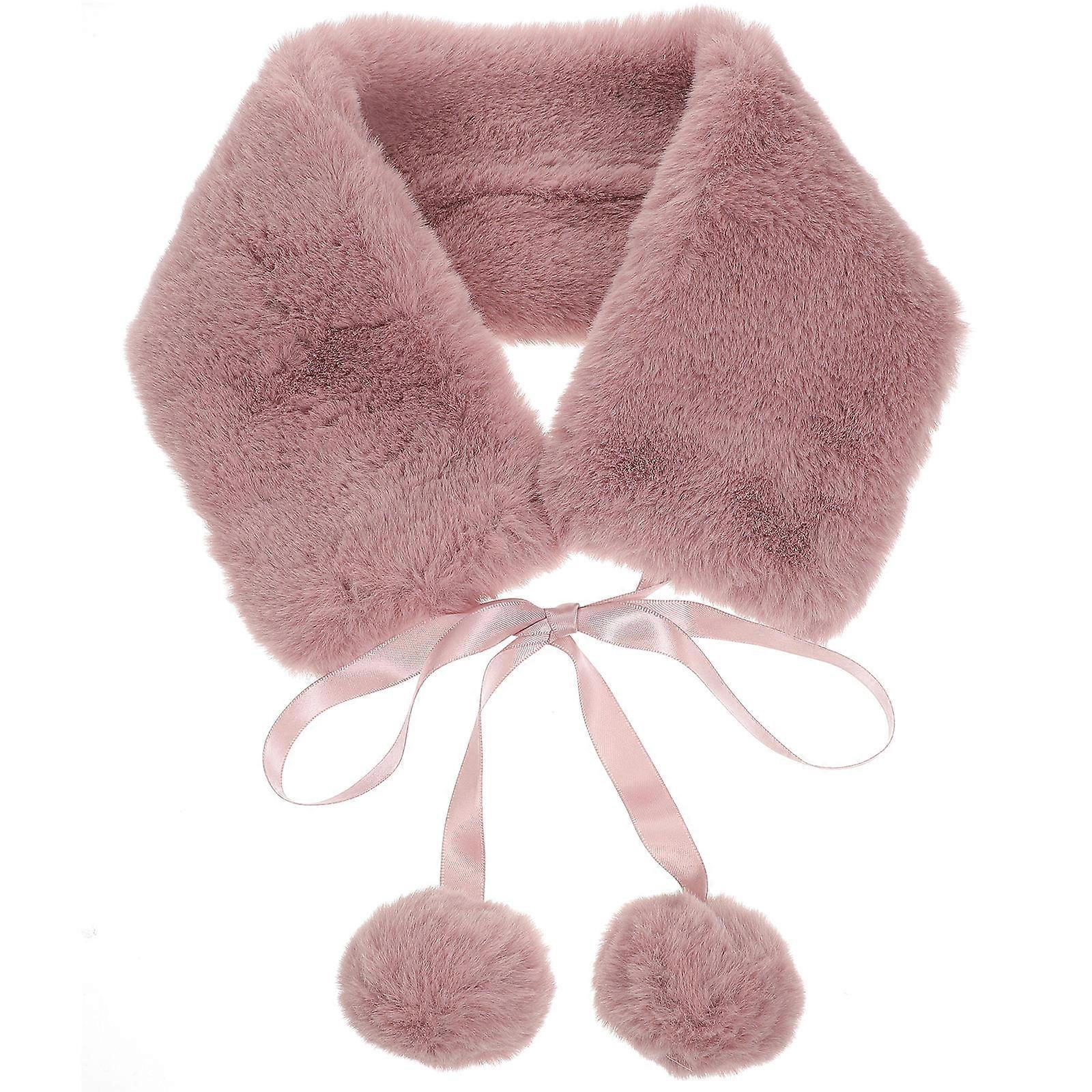 Thick Scarf Warm Cozy Plush Women Snowboarding 46X10CM 1Pcs
