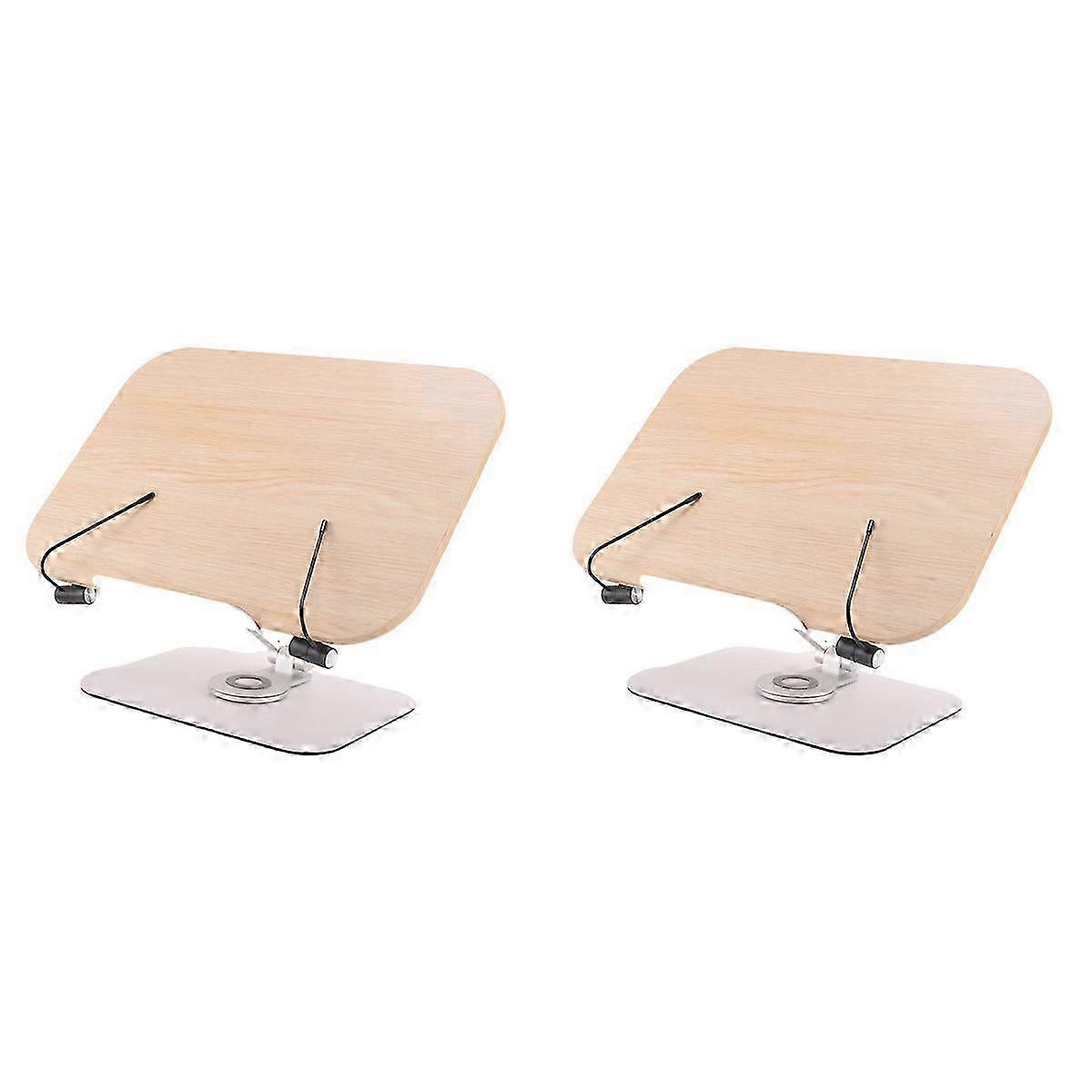 Book Stand For Reading, Adjustable Bracket With 360?? Rotating Base
