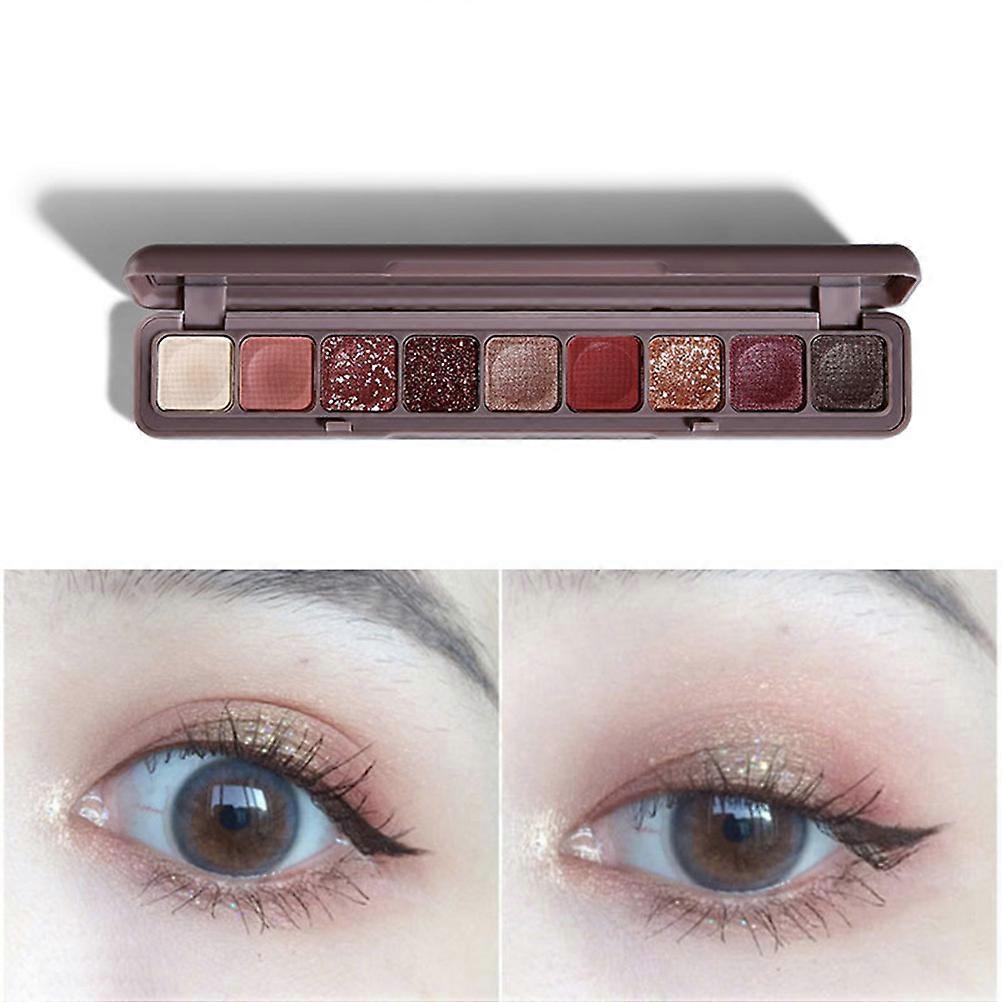 9 Colors Eyeshadow Palette Fingertips Keyboard Long Lasting Waterproof Eyeshadow