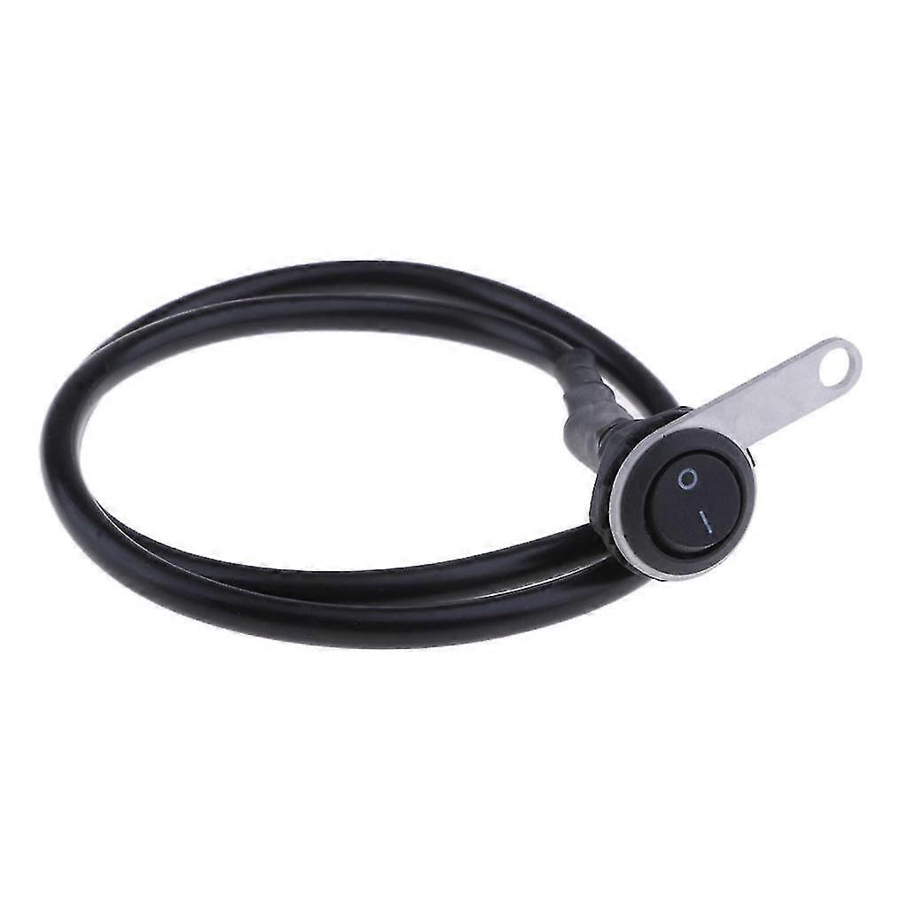 Motorcycle LED spot light for universal fit with switch