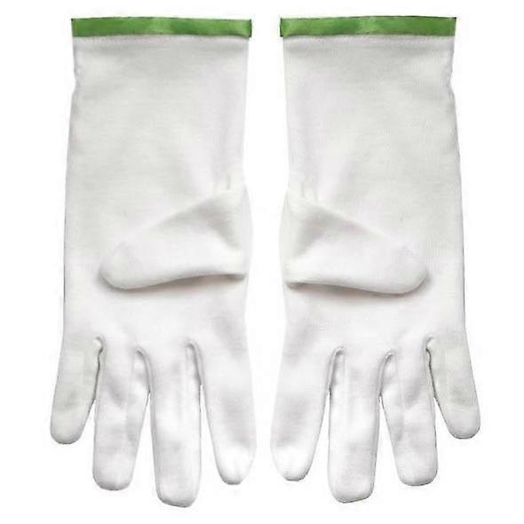Masonic Cotton Scottish Masters Of St. Andrew Glove (2 Pairs)