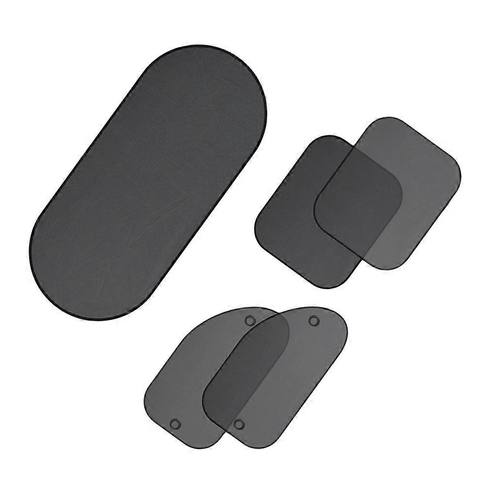Car Side Window Sunshade UV Protection Mesh Cover Lightweight Durable Includes Side Rear Angle Shades Easy to Install