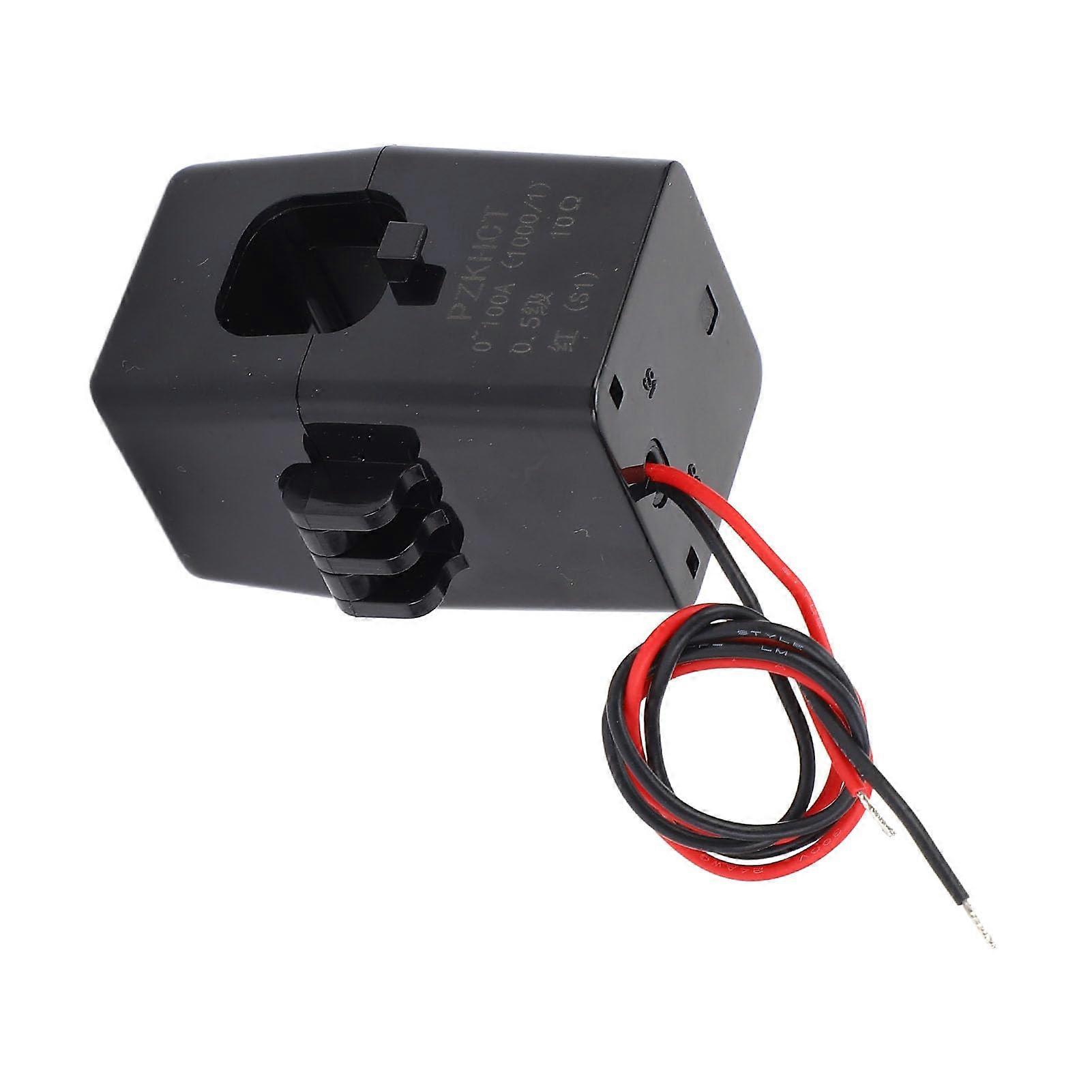 Mini Power Transformer Split Base For Energy Meter 100mA Output 16mm Inner Hole Snap Connection Input Coil Closed