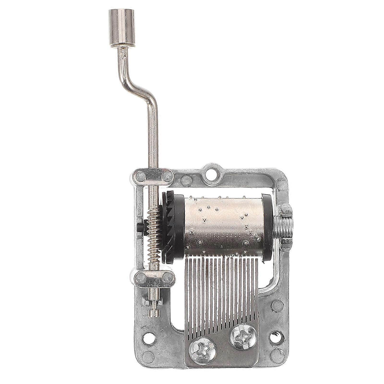 Hand Crank Music Box Mechanism Parts for Silent Musical Box Easy Setup Creation