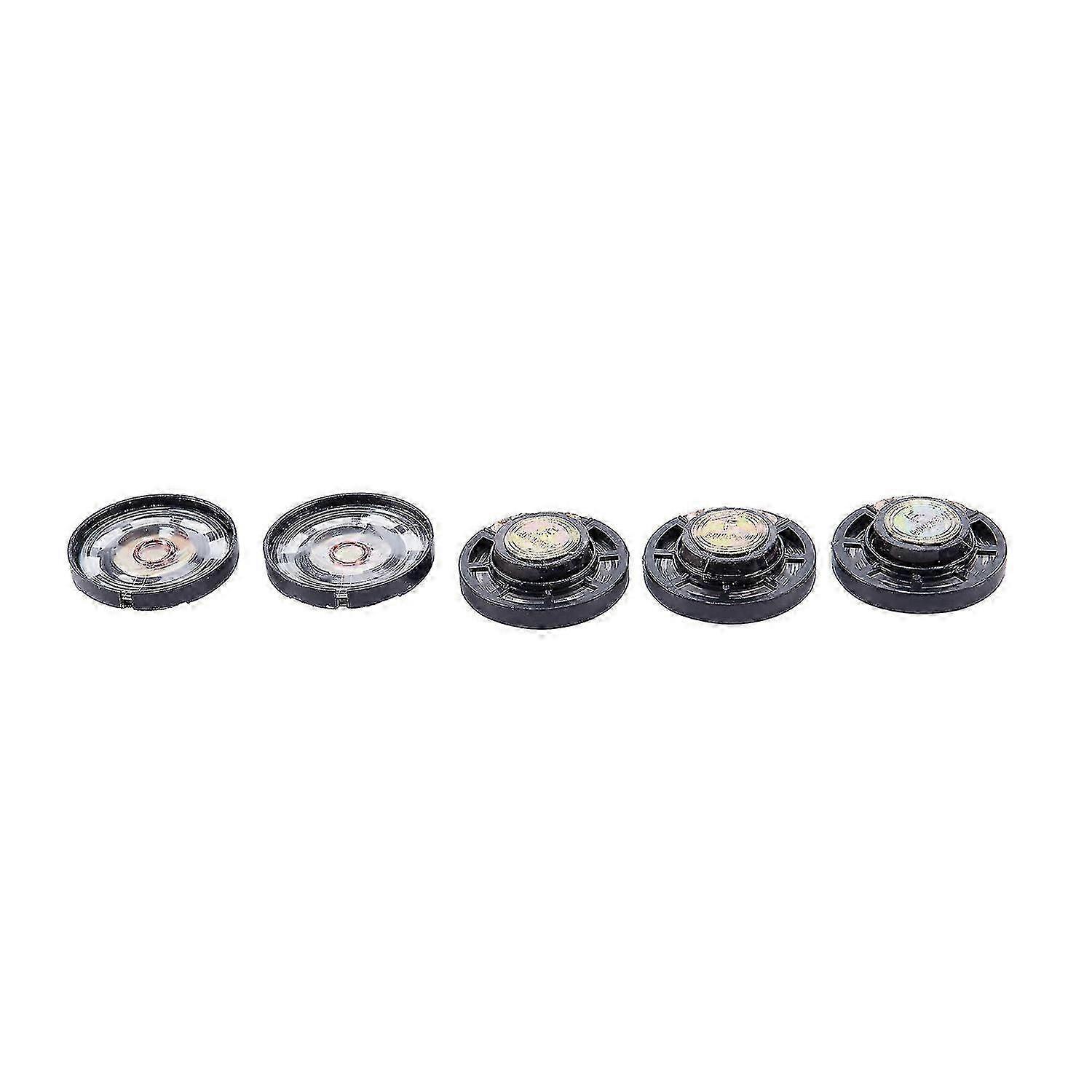 Set of 5 Magnetic Closure Speakers - 8 Ohm 0.25 W 29 mm Compatible with Electric Toys & DIY Projects