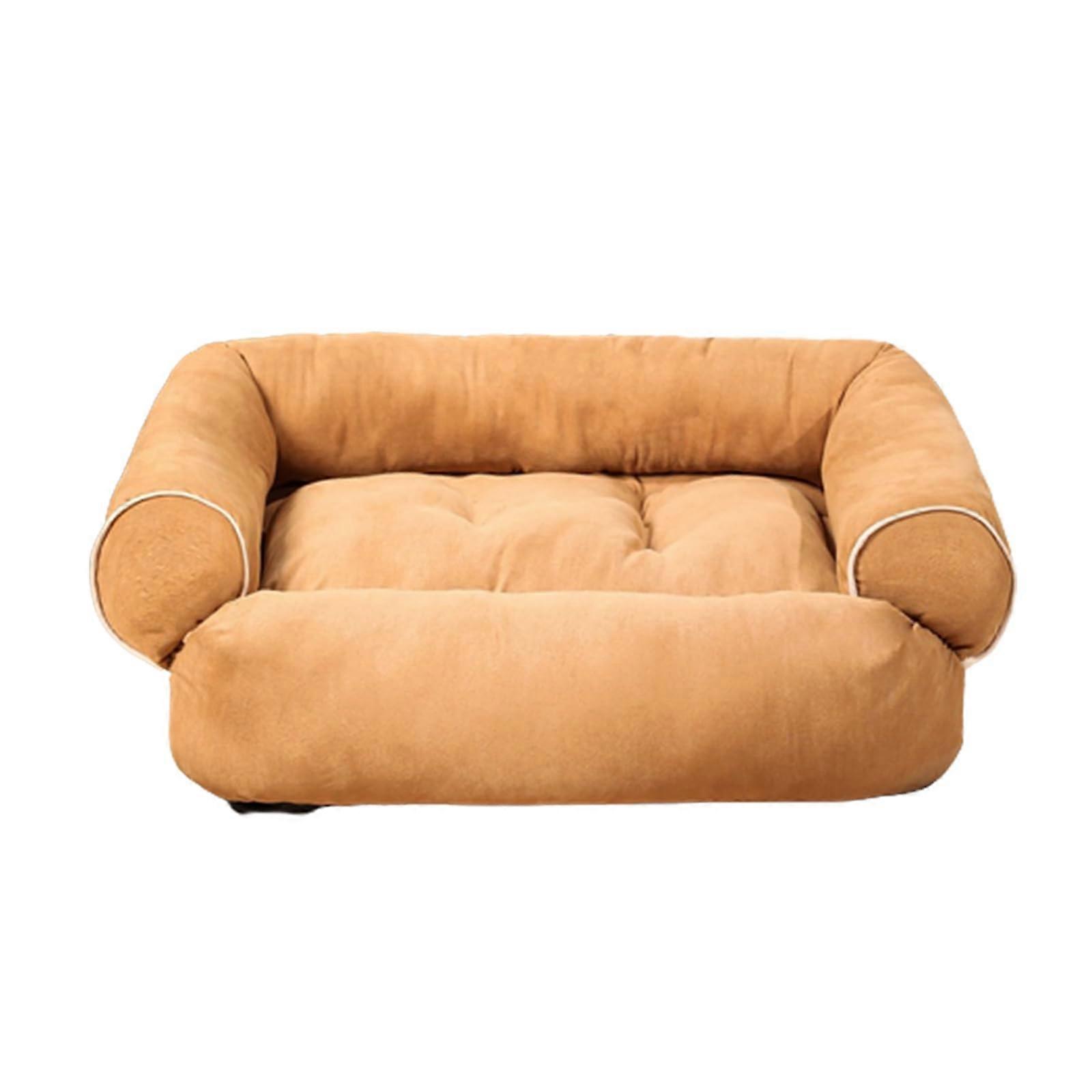 Dog Bed with Removable Cushion, Small Pet Sofa, Cozy Nest Design for Cats and Dogs, Soft Fabric, Washable, Comfortable Size