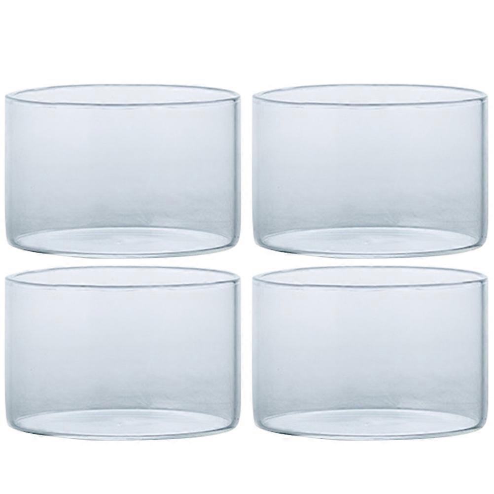 Glass Dessert Cups for Drinking Transparent and Stylish Safe for Oven Use 12 oz