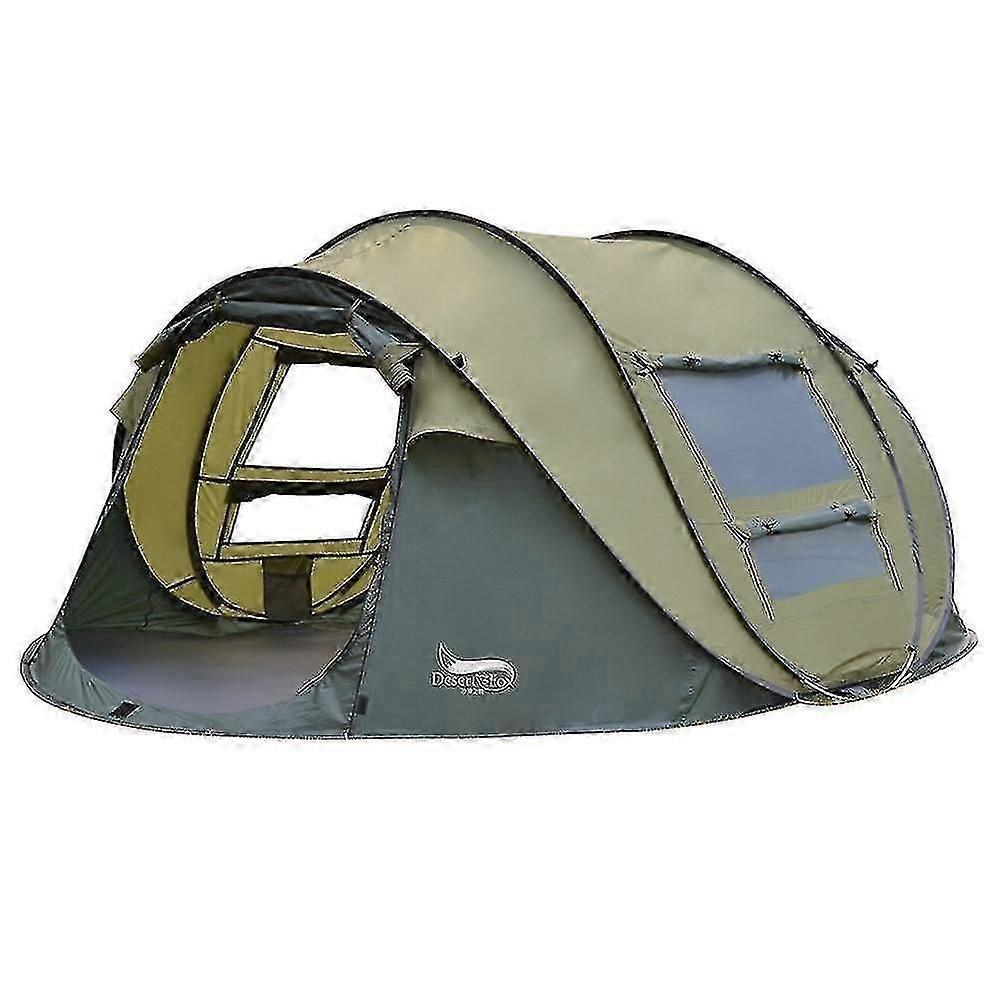 DESERT&FOX 3-4 People Automatic Tent Rainproof Sunproof Camping Hiking Beach Tent