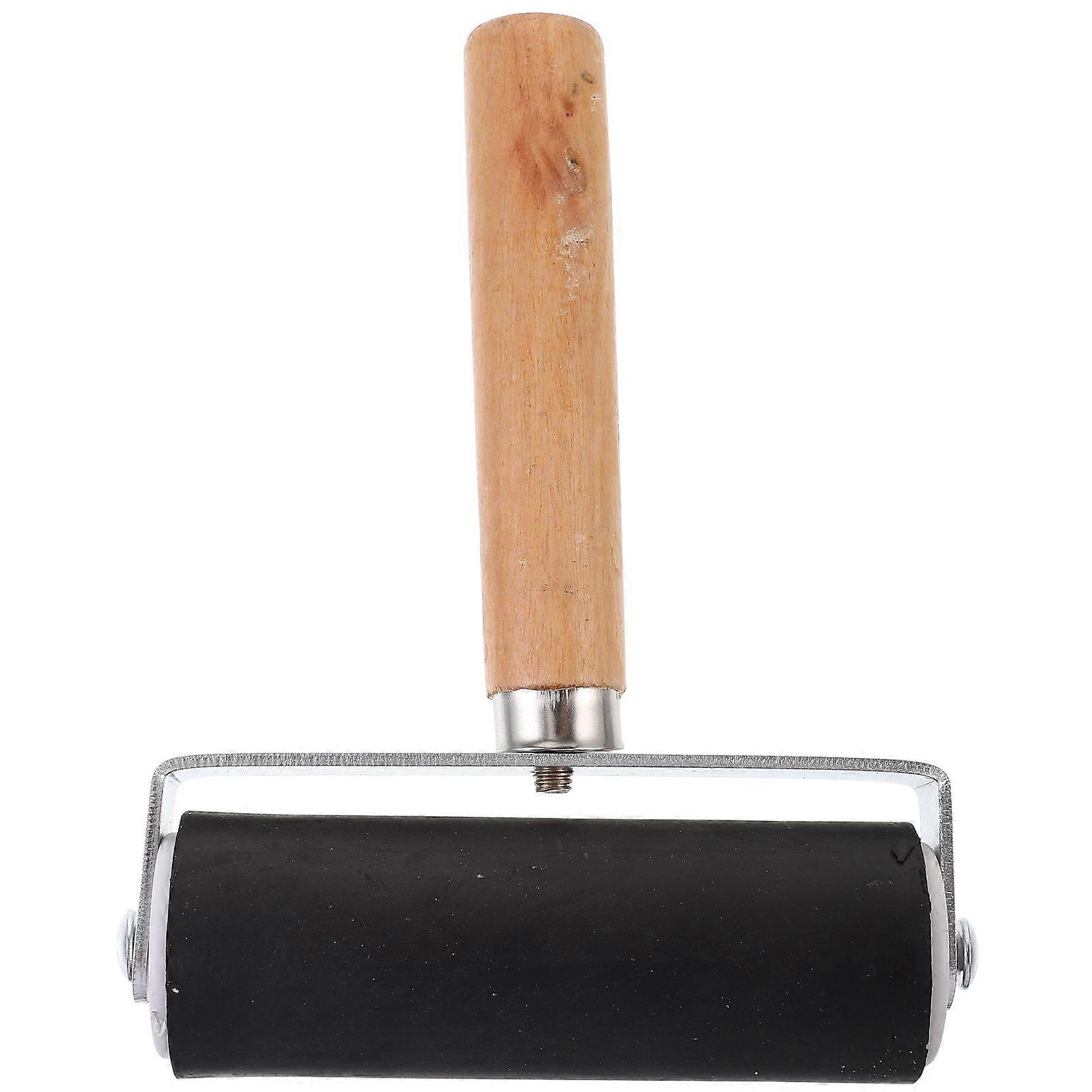 גומי רולר Brayer הדפס פרויקטים מלאכה דיו וכלי הטבעה (שחור)