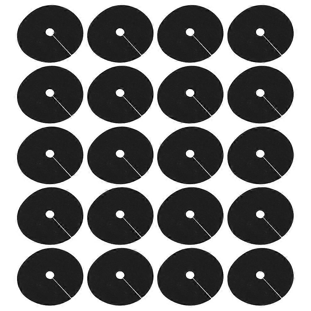 Mulch Rings For Plants Tree Ring Protector Non-woven Fabric Round Garden Air and Water Permeability Outer Diameter 15cm*Inner Diameter 2cm 20Pcs