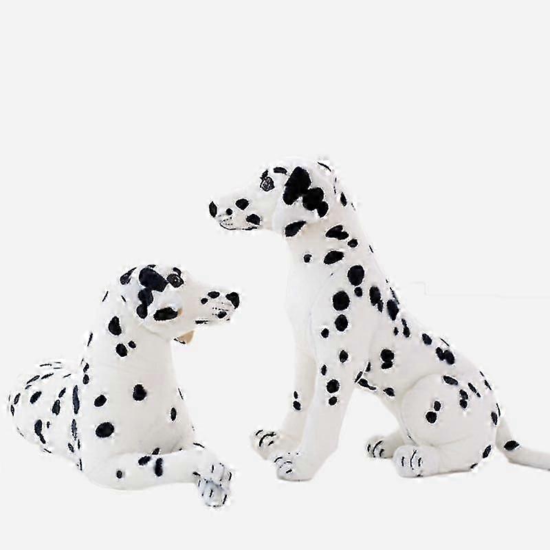 30/40/50cm Stuffed Animals Dog Dalmatian Plush Toy Lifelike Giant Dog Toy Realistic Animal Kids Toys Gift For Children