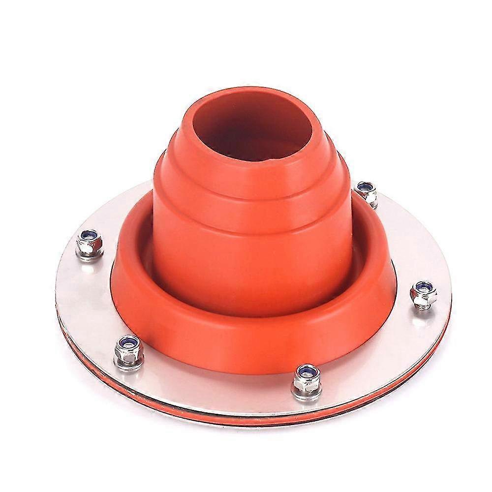 Flexible Stove Jack Kit for Tent with High Temperature Resistant Silicone & Metal Roofing Tube Flashing