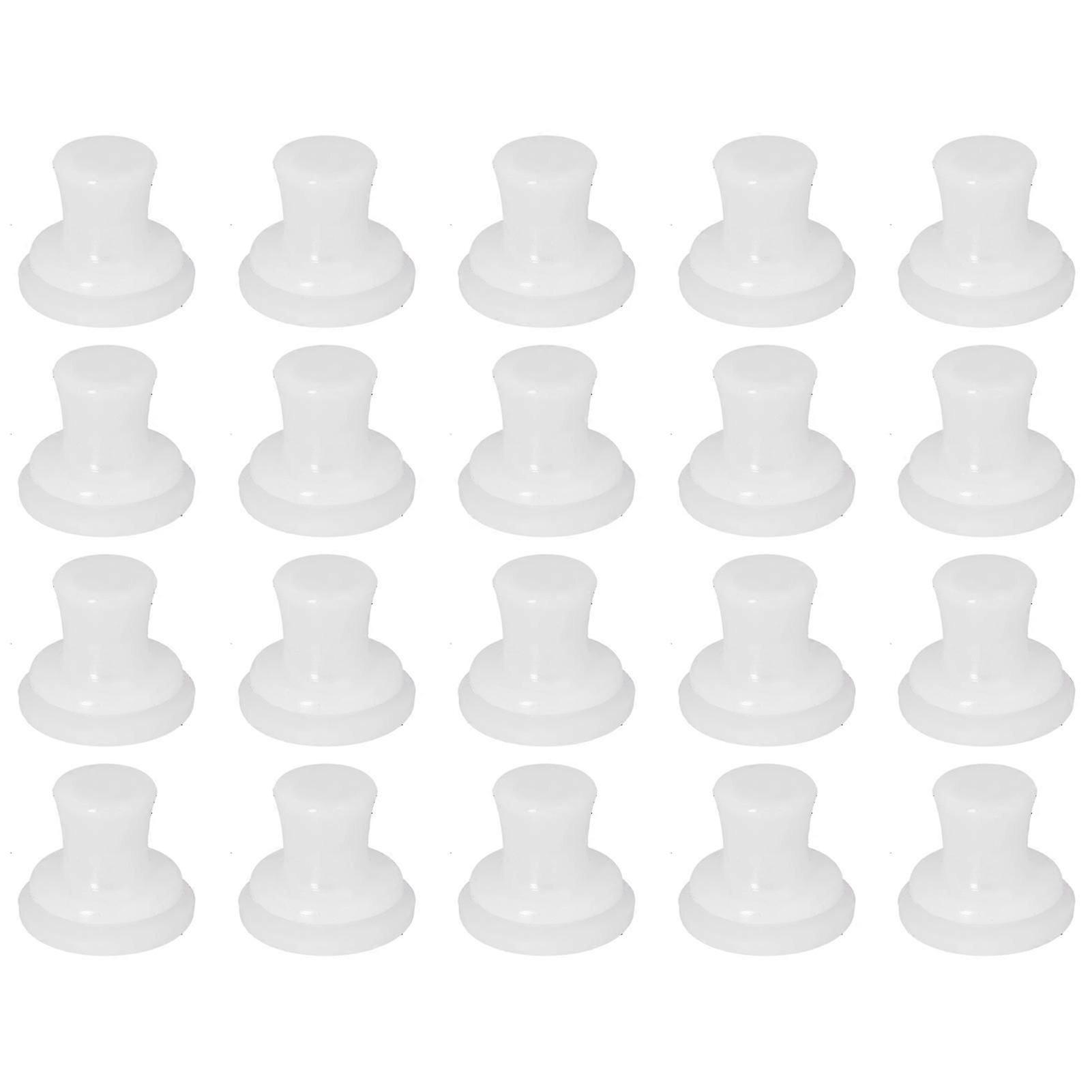 20PCS Pressure Cooker Inner Cover Accessory Universal Silicone Center Fixed Sealing Ring Plug Replacement