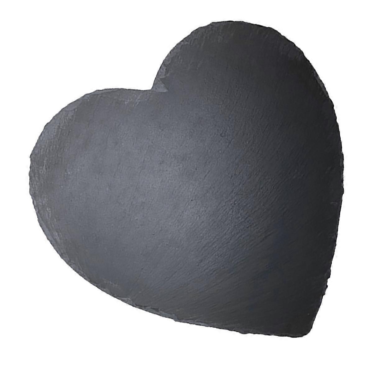 Black Stone Tray for Home Use with Smooth Surface Perfect for Cheeses Meats and Appetizers 7.5 inches